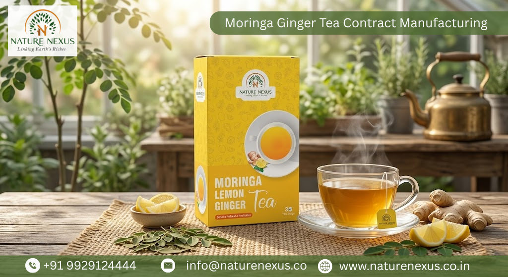 Moringa Ginger Tea Contract Manufacturing