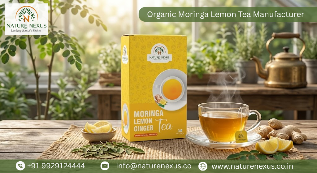 Organic Moringa Lemon Tea Manufacturer